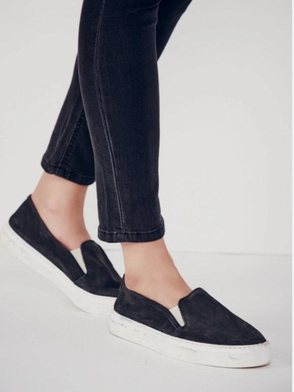 New Free People Clayton Slip On Sneaker size 8 MSRP: $98 Leather